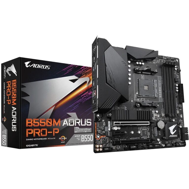 Gigabyte b550m aorus pro p совместимость процессоров