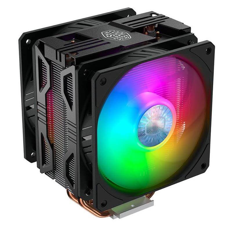 Cooler Master HYPER 212 LED TURBO ARGB CPU Cooler: 2x 120mm ARGB Fan, LGA  2066/1366/1151/1200, AMD AM4/AM3+ – Hi PC Technology